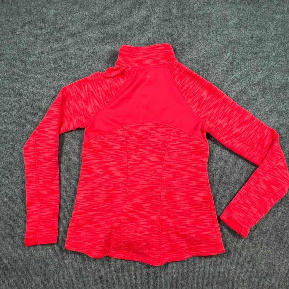 Tek Gear Athletic Jacket Womens S Pink Space Dye Athleisure Performance Full Zip